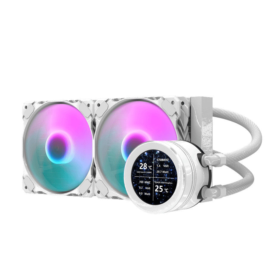 Darkflash DN240S White 240mm Liquid Cooler