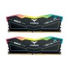 TEAMGROUP T-Force Delta RGB DDR5 Ram 64GB(32X2) 6000MHz-CL38 Black