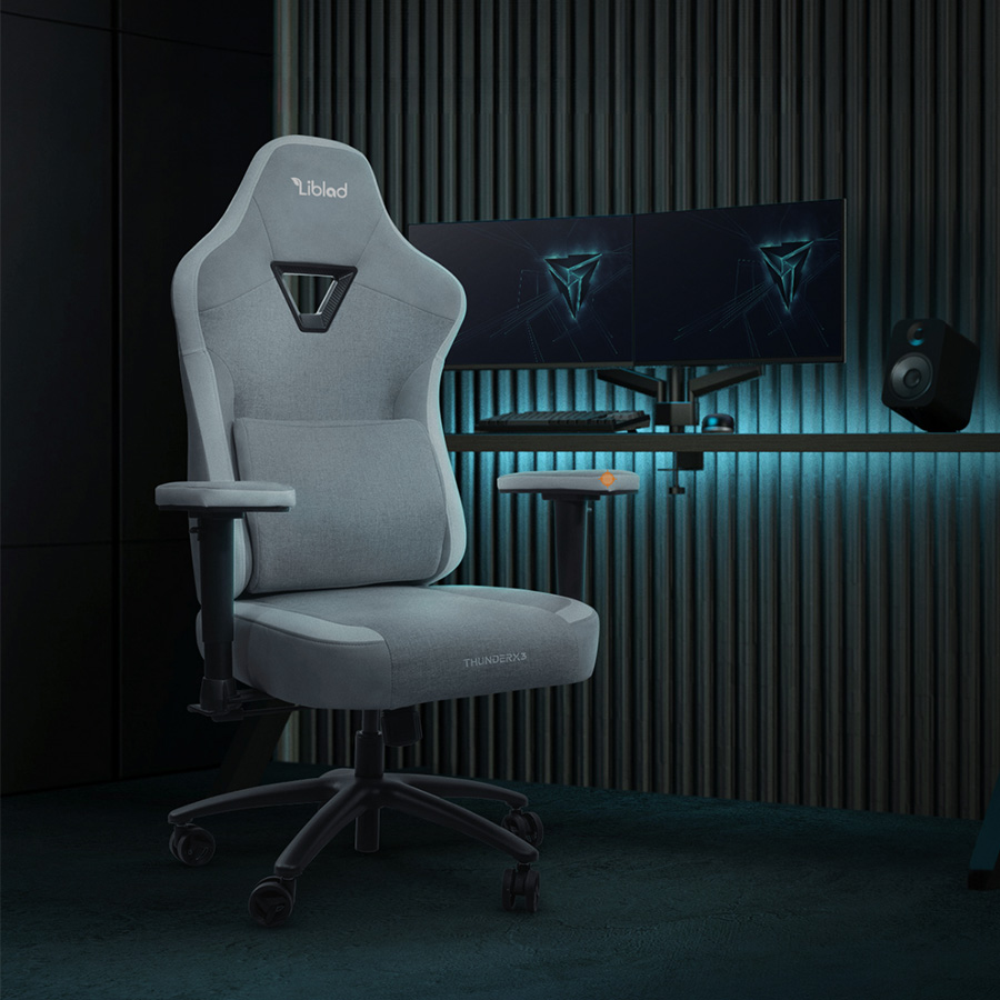 Liblad ThunderX3 Eaze Gaming Chair - Loft Grey
