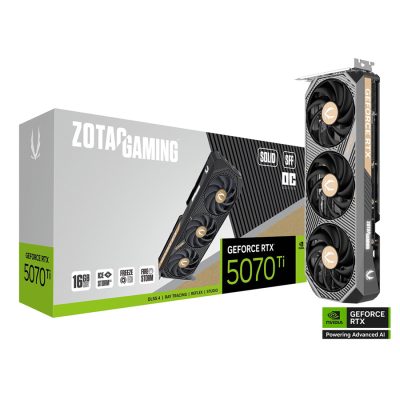 ZOTAC GAMING GEFORCE RTX 5070 Ti SOLID SFF OC 16GB GDDR7 Grapahics Card