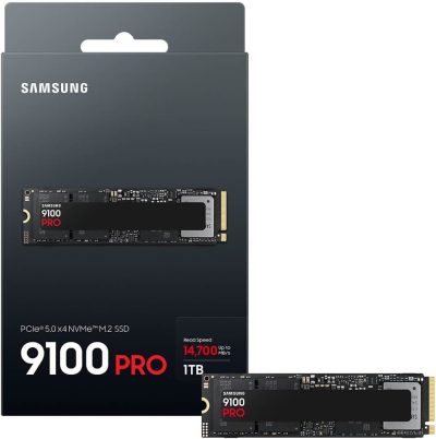 Samsung 9100 PRO M.2 Gen5 NVME SSD 1TB