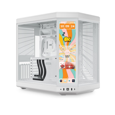 HYTE Y70 TOUCH CREEN  INFINITE CASE FULL WHITE