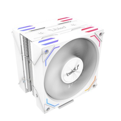 Liblad Dual Fan LA120 Air cooler  with ARGB strips - White