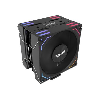 Liblad Dual Fan LA120 Air cooler  with ARGB strips - Black