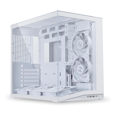 Lian Li O11D Mini V2 Flow Gaming Case White (with 5 pcs of non RGB fans)