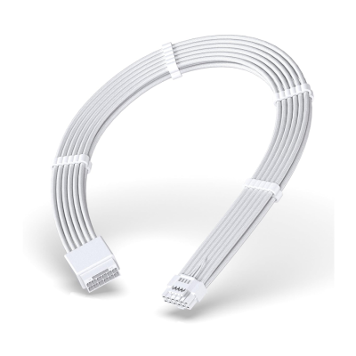 EZDIY 16AWG 12VHPWR Male to Female Extension Cable-All White EZDPR179-9