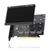 EZDIY Quad M.2 SSD PCIE Expansion Card YIHPI338-1