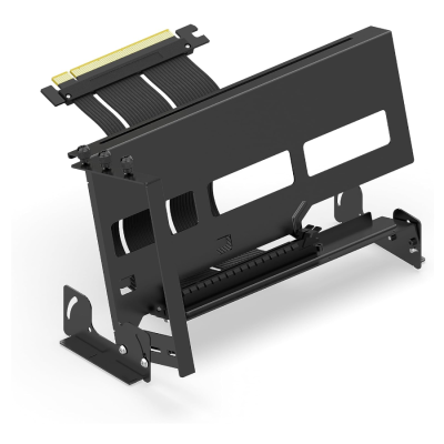 EZDIY Multi-Angle GPU Mount with PCIE4.0 Riser Cable-Black YIHPI333-2