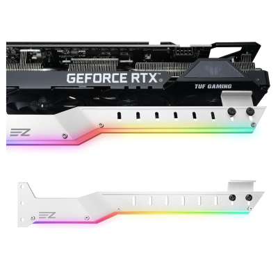 EZDIY ARGB Graphics Card Holder 309- White YIHPI309-18
