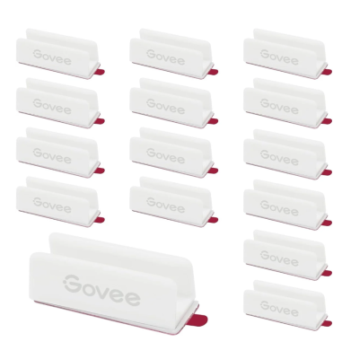 Govee Neon Rope Light 2 Bracket, White, 20pcs In One Pack-H10D1000