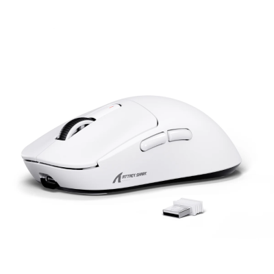 Attack Shark X3 Wireless Gaming Mouse - White