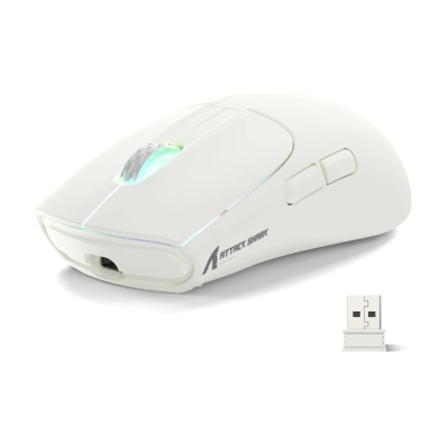 Attack Shark X5 Wireless Gaming Mouse - White