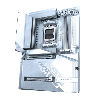 GIGABYTE  B850 Aorus Stealth ICE Gaming Motherboard -- اللوحة الأم لجهاز الحاسب الآلي