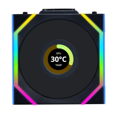 Lian Li UNI FAN SL Wireless LCD 120 -Black