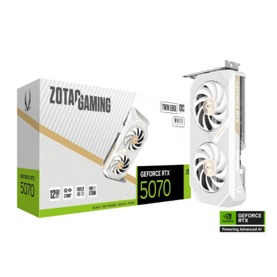 Zotac NVIDIA RTX 5070 12GB Twin EDGE OC White