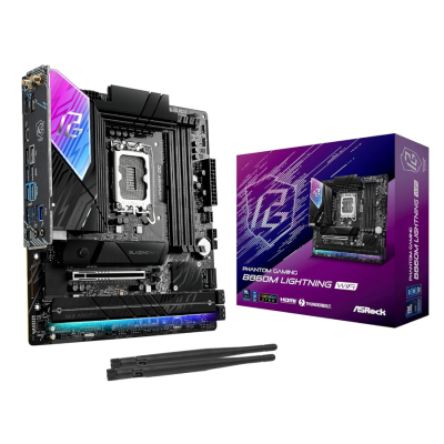 ASRock  B860M LIGHTNING WIFI DDR5 GAMING MOTHERBORD -- اللوحة الأم لجهاز الحاسب الآلي