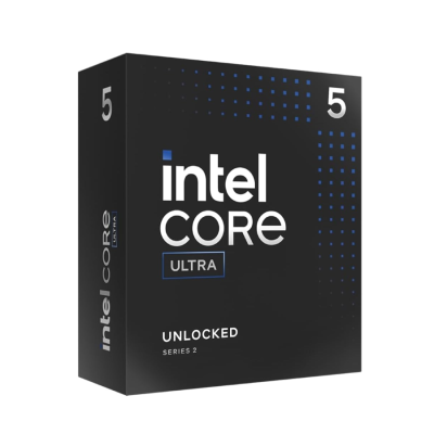 Intel Core Ultra 5 245k CPU Box without Coolerوحدة المعالجة المركزية حسب الصنف مع كرتون بدون مروحة
