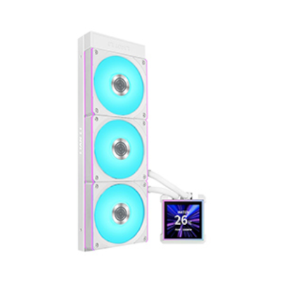 Lian Li HYDROSHIFT II LCD-S 360 Fanless Liquid Cooler White with CL fan