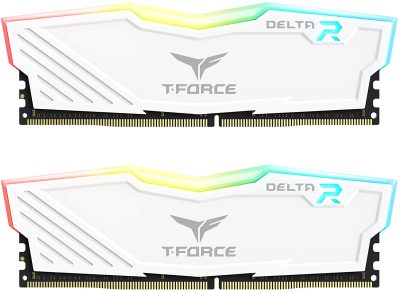Team TForce Delta RGB 16GB 2x8GB 3600mhz DDR4 UD-D4  CL18-22-22-42 White